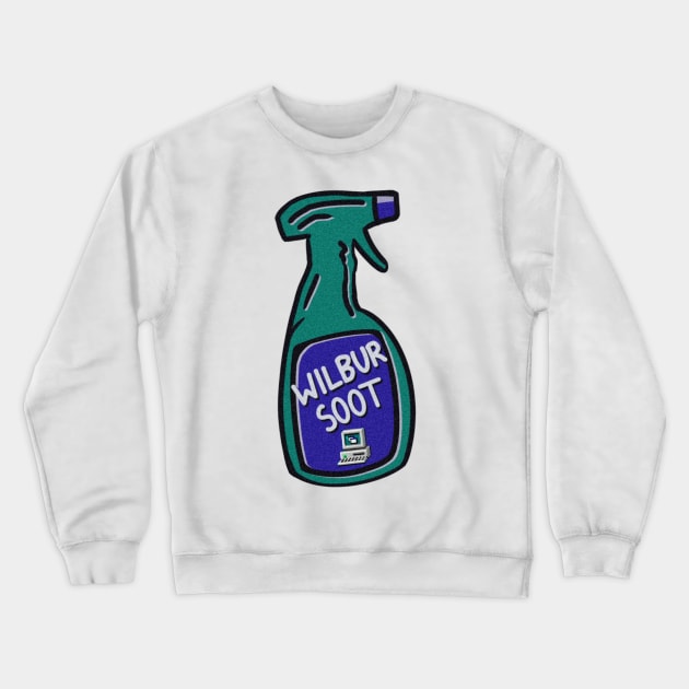 Wilbur soot - your new boyfriend spray bottle Crewneck Sweatshirt by mol842